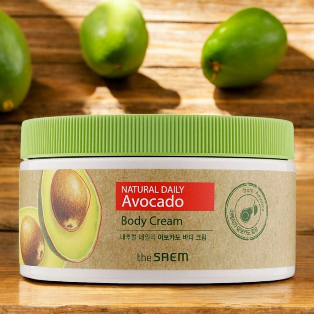 the SAEM | Natural Daily Avocado Body Cream - 300 ml