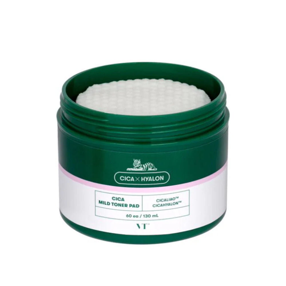 VT Cosmetics | Mild Toner Pad - 60 pads