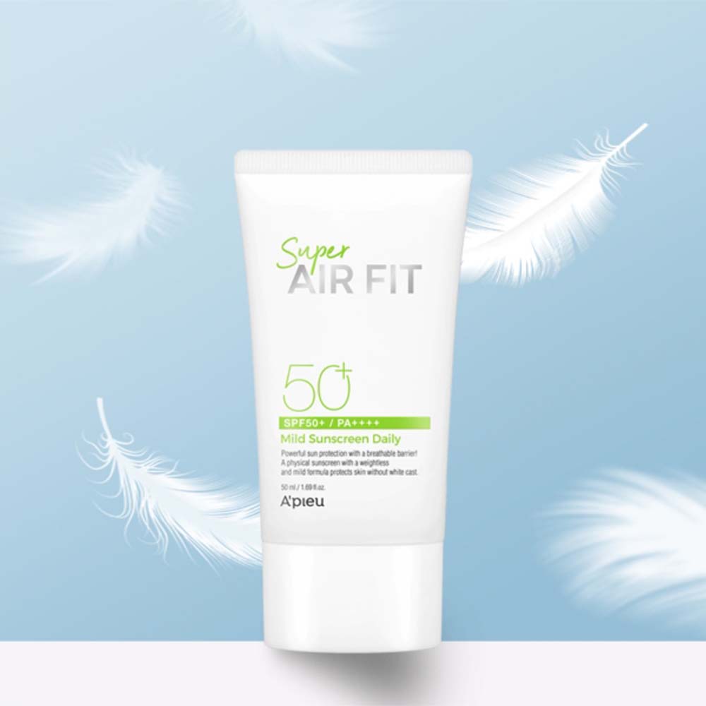 A'PIEU | Super Airy Fit Mild Sunscreen SPF50+ - 50 ml